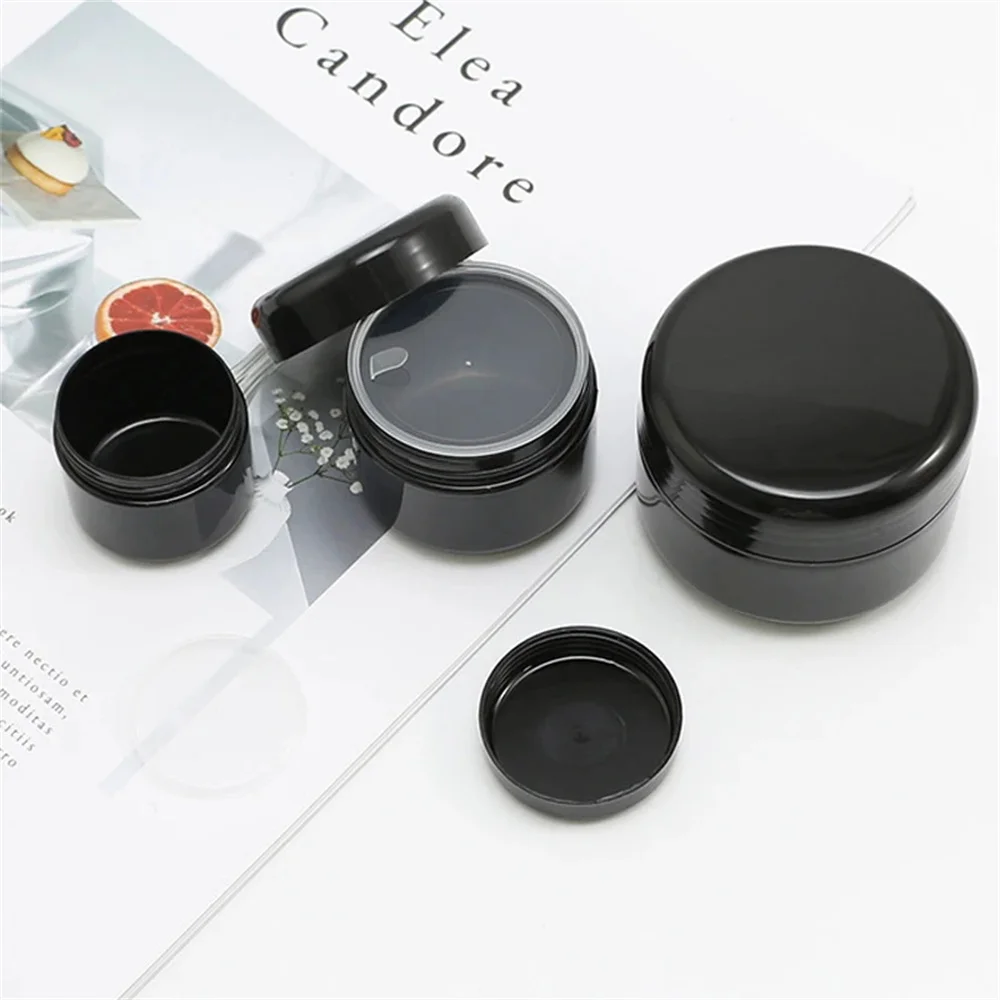 Plastic Containers With Lids & Liners Travel Jars Lotion Bottle Pot Boxes For Face Cream Makeup Hair Care Paste 5pcs/lot refillable bottle,refillable lotion bottle,refillable empty bottle,refillable cosmetic bottle,cosmetic bottle,cosmetic bottle set,refillable liquid container,cosmetic dispenser bottle,makeup empty bottle,refillable bottle set