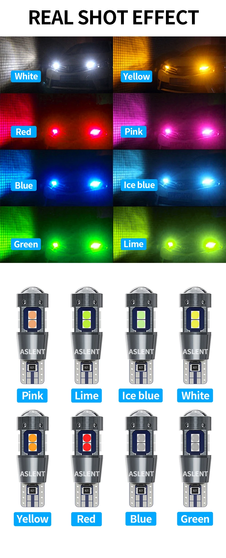 LED W5W T10, blau, 6 LEDs, 13.05 CHF