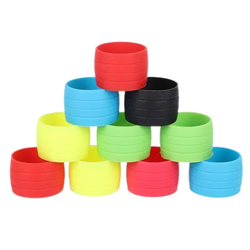 2PCS Silicone Bicycle Handlebar Tape Plug Fixed Ring for Road Bike