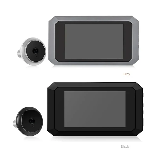 Digital Magic Eye Electronic Viewfinder 3.97in LCD Screen Door Peephole Camera 1400mAh Build-in Lithium Battery 1080P Camera 6