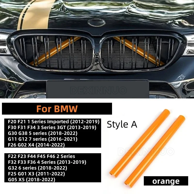 Sleek Automotive Front Grille Trim Strips