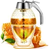 Acrylic Honey Dispenser Honey Jar Honey Pot Storage Containers Clear Syrup Jar Storage Bottle Kitchen Tools Portable Storage Pot 2