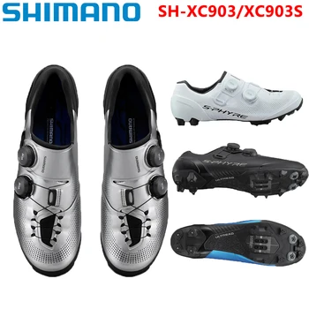 Shimano XC903 XC903S Mountain Bike Self-locking Shoes Carbon fiber Midsole MTB Bike Shoes XC9 SH-XC903 S-PHYRE Series 1