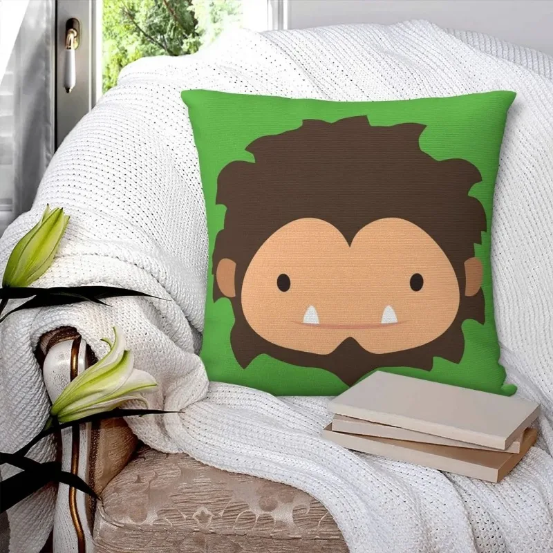 

Sneaky Sasquatch Big Head Pillowcase Polyester Pillows Cover Cushion Comfort Throw Pillow Sofa Decorative Cushions Used for Sofa