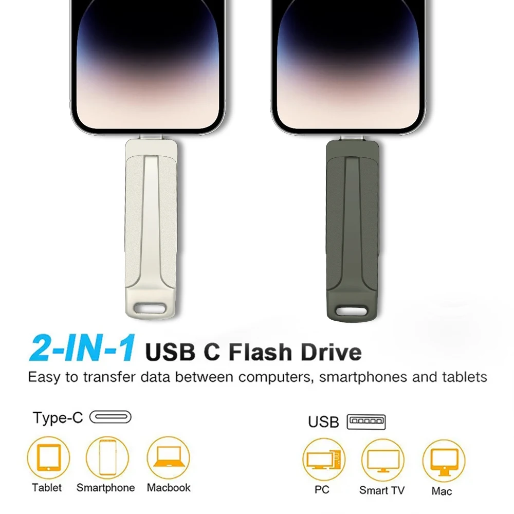 USB 2.0 플래시 드라이브, C타입 USB 고속 펜드라이브 메모리 스틱, 무료 배송 저장 장치, 10PCs/로트, 8GB, 16GB, 32GB, 64GB, 128GB