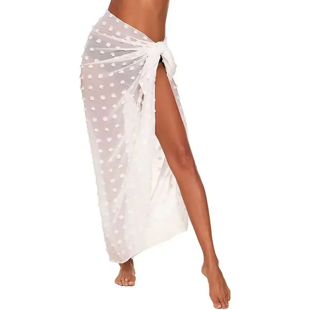 Summer Sheer Chiffon Sarong Skirt - Women's Swimsuit Cover-Up