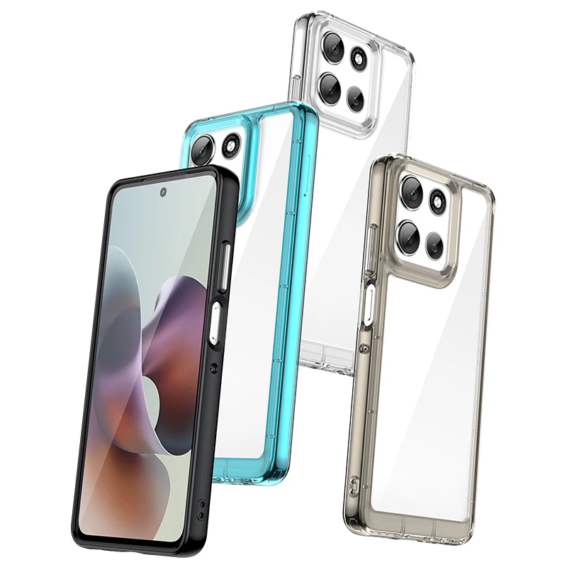 Transparent Colorful TPU Protective Case Cover