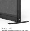 Workflow Modular Wall | Room Divider with Whiteboard, Sound-Dampening, & Frosted Acrylic Panels | Expandable Office Partition fo 6
