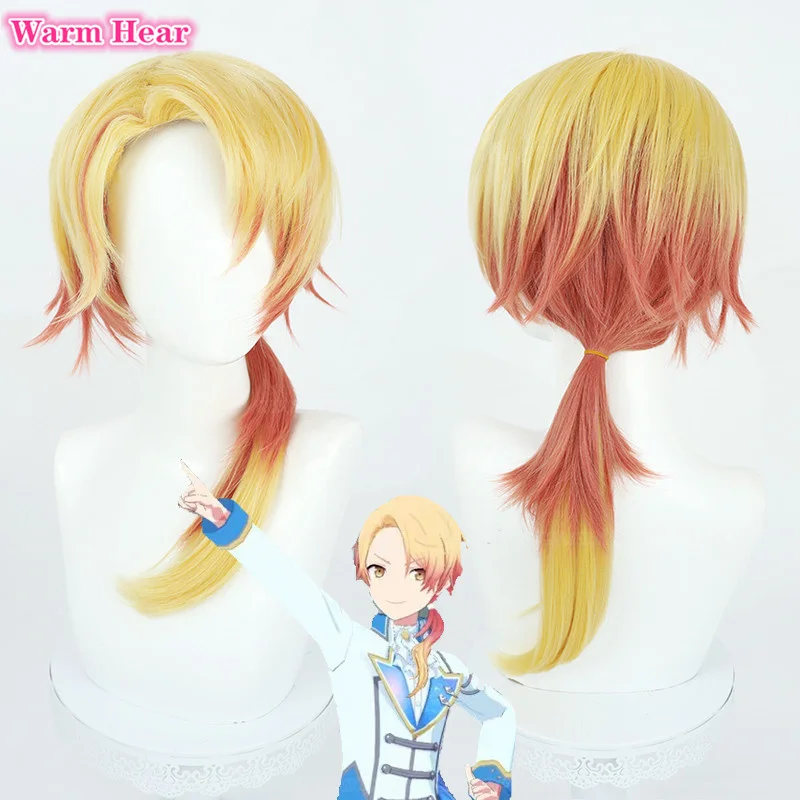 

Tenma Tsukasa Wig Anime Project SEKAI COLORFUL STAGE! Cosplay Wig 60cm Female Long Hair Heat Resistance Fibre New Wigs + Wig Cap