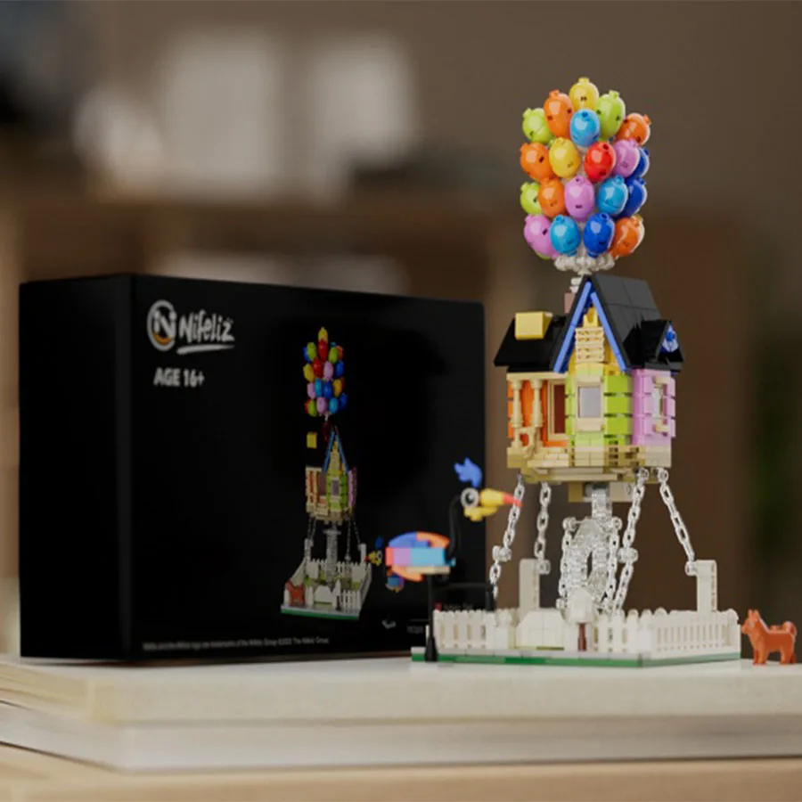 

Nifeliz Up Balloon House Building Set for Teens and Adults, Creative Building Block, Girl Toys for Christmas and Birthday Gifts.