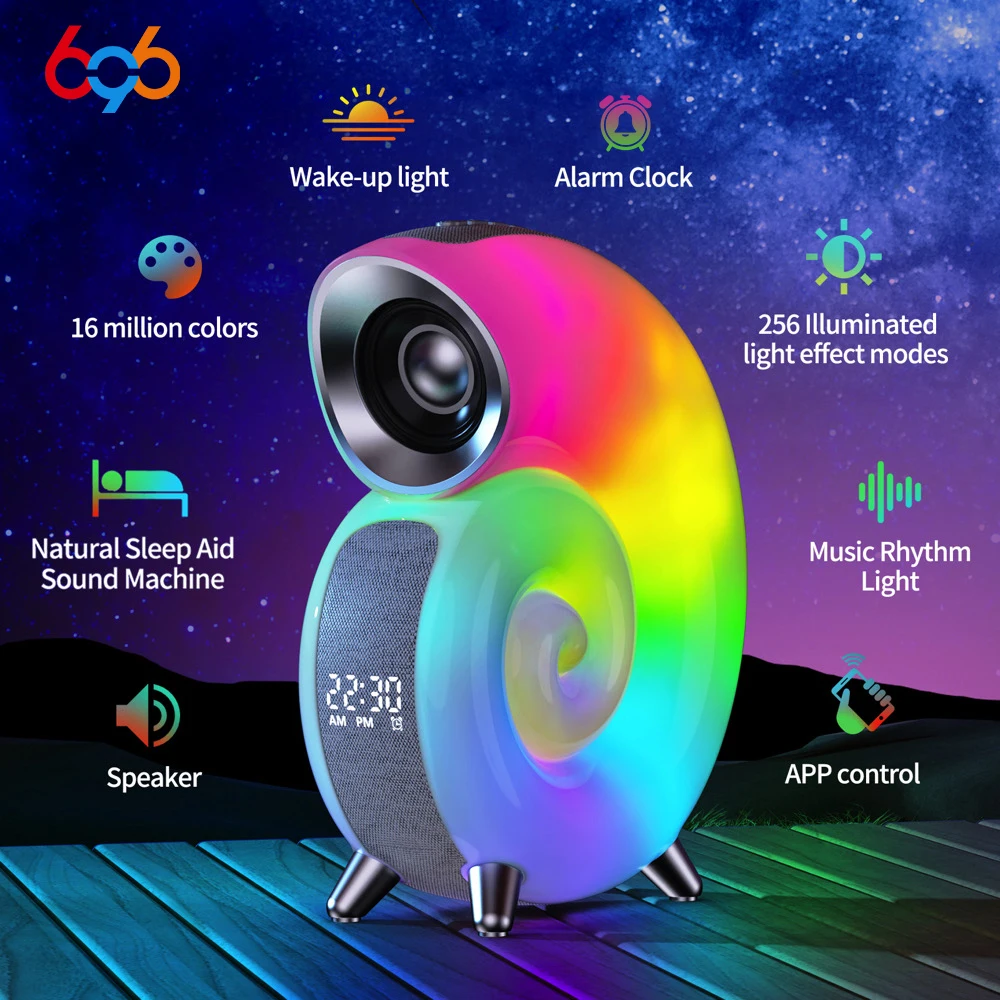 

Hifi музыкальная звуковая система 2000 мА/ч режим сна 256 Режимы освещения