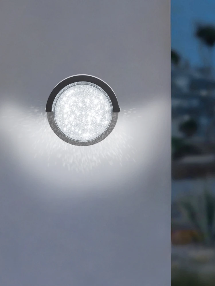 Description Picture 4 of itemModern Crystal LED Wall Light Outdoor Waterproof Decor Lights garden balcony terrace villa entrance door wall lamp