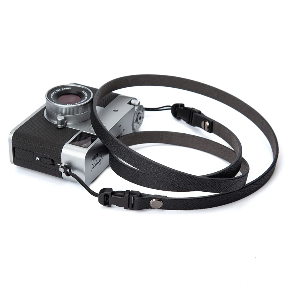 Premium Leather Camera Strap with Quick Release for DSLR & Mirrorless Cameras