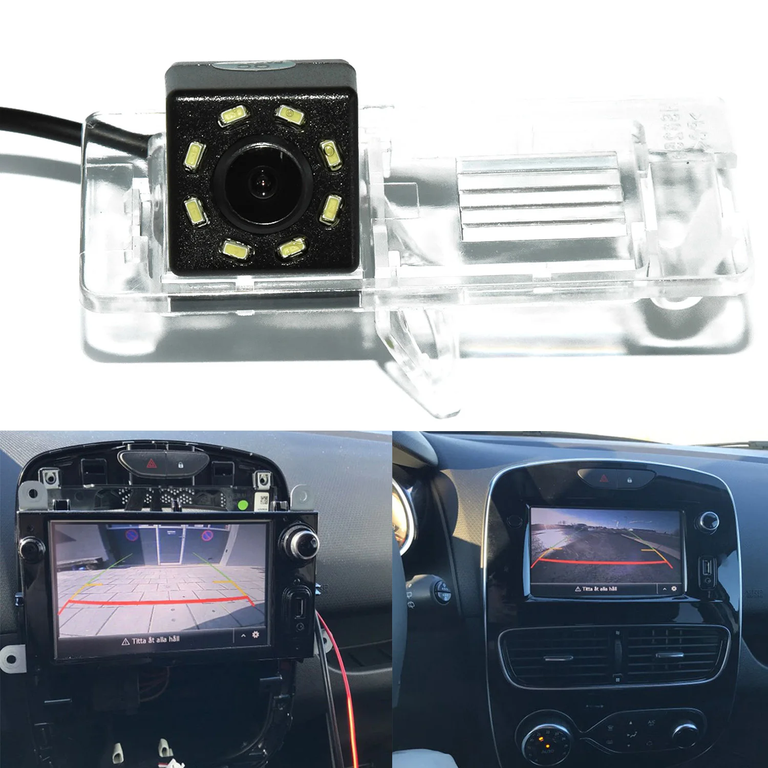 MHCABSR Telecamera di retromarcia wireless WiFi con monitor IP68 Kit