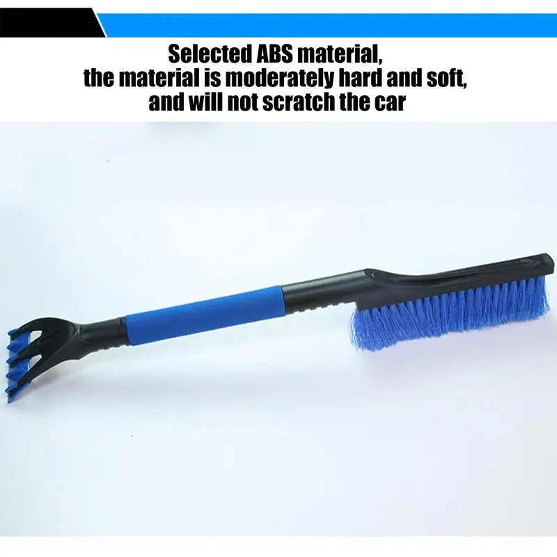 Car Snow Brush Retractable Ice Scraper With Comfortable Foam Grip Snow Scraper And Brush For Car Truck SUV Snow Removal Tools