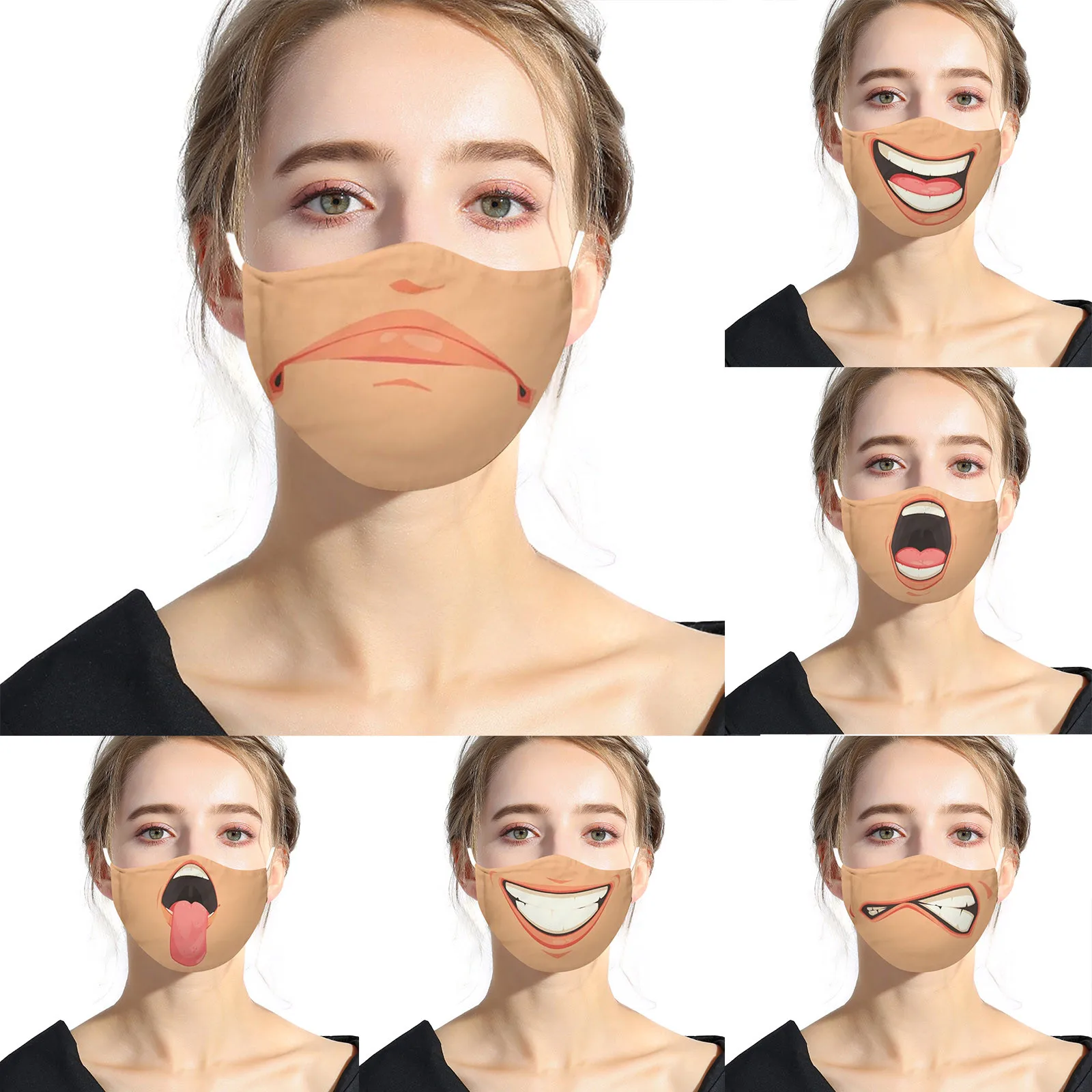 1PC mascara Adult Sand Exhaust Sunscreen Funnys Face Breathable Cycling маска mascarilla Monder Scarf Halloween Cosplay MasK