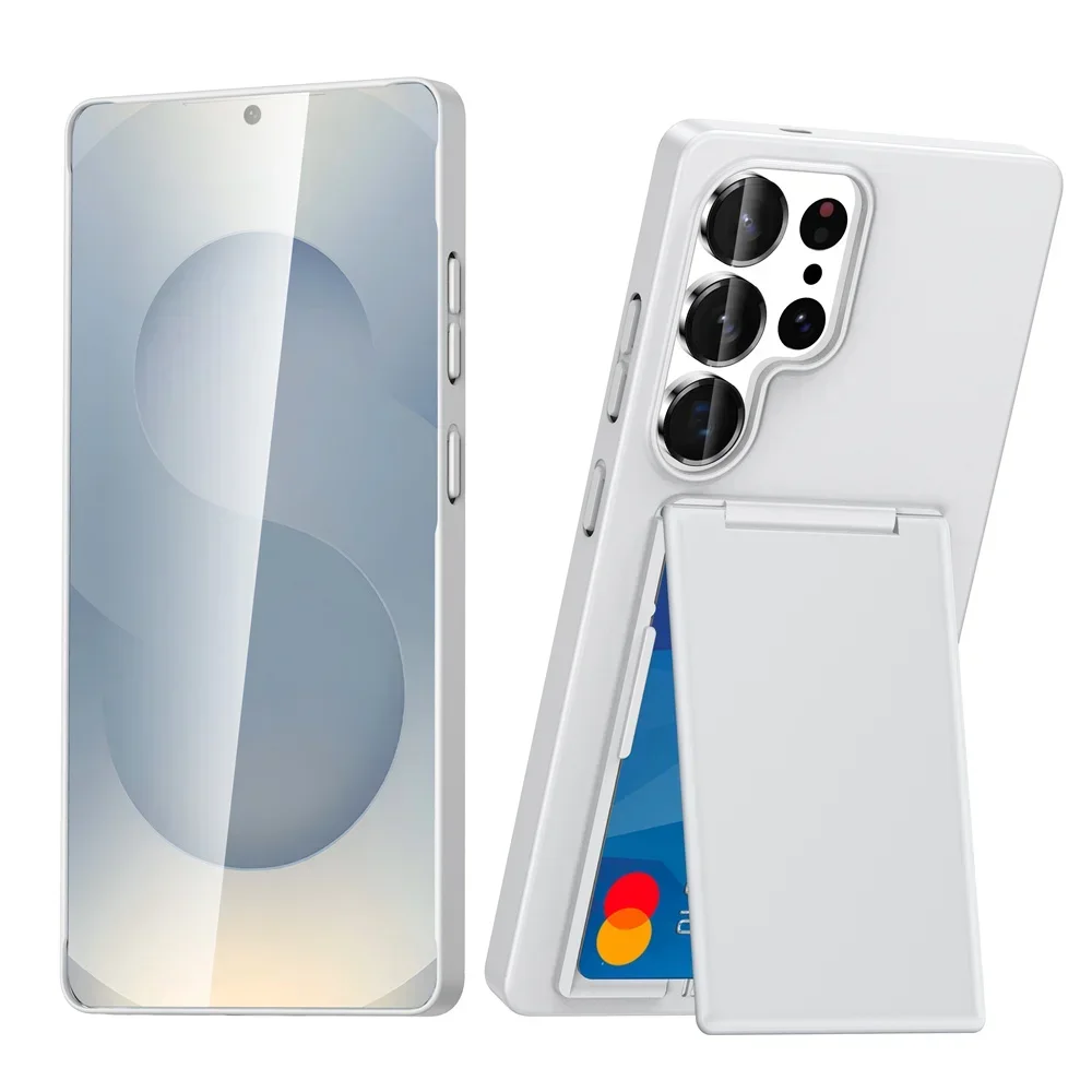 Shockproof Wallet Phone Case with Card Holder and Kickstand