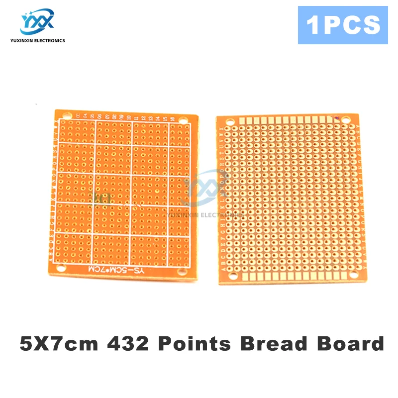 1/3/5/10PCS 단면 슈퍼 프로토타입 브레드보드 432 포인트 브레드보드 5X7cm
