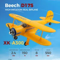 Wltoys XK A300 RC Plane Beech D17S Model 3D/6G LED 2.4GHz GPS Remote Control Airplane Large Fighter toys Gift FPV Carrier 1