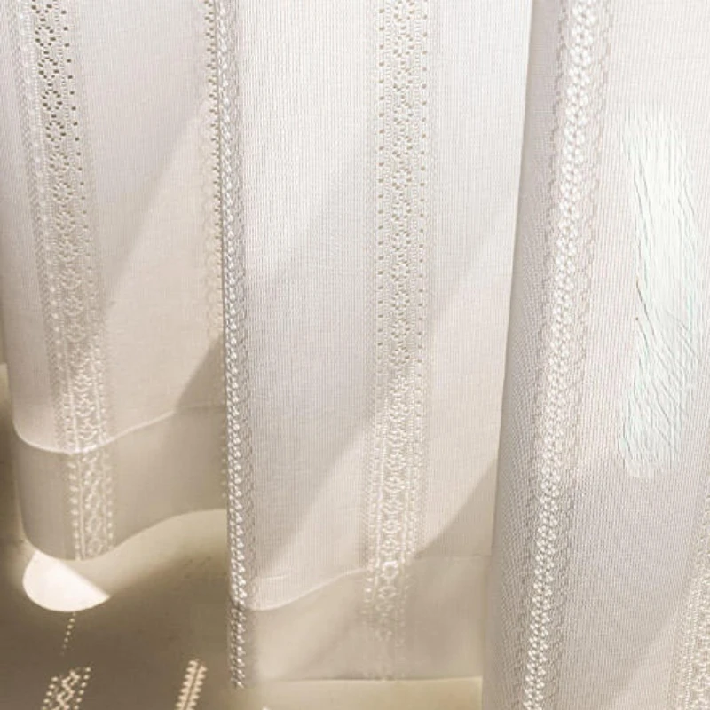 

Japanese-style Gauze Curtain Light-transmitting and Opaque White Sand Shading Heat-insulation Sunscreen White Gauze Lp