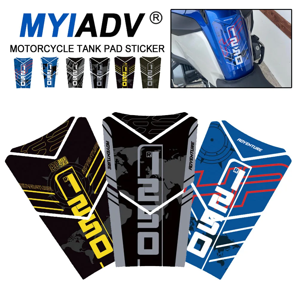 Tank Pad Stickers For Bmw R1250gs Adventure Hp Rallye 40th Years Triple