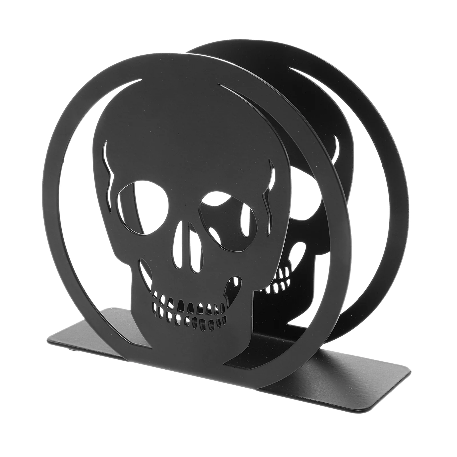 

Dining Napkin Holder Napkin Dispense Stand Freestanding Napkin Holder Halloween Home Decor Skull Tissue Dispenser