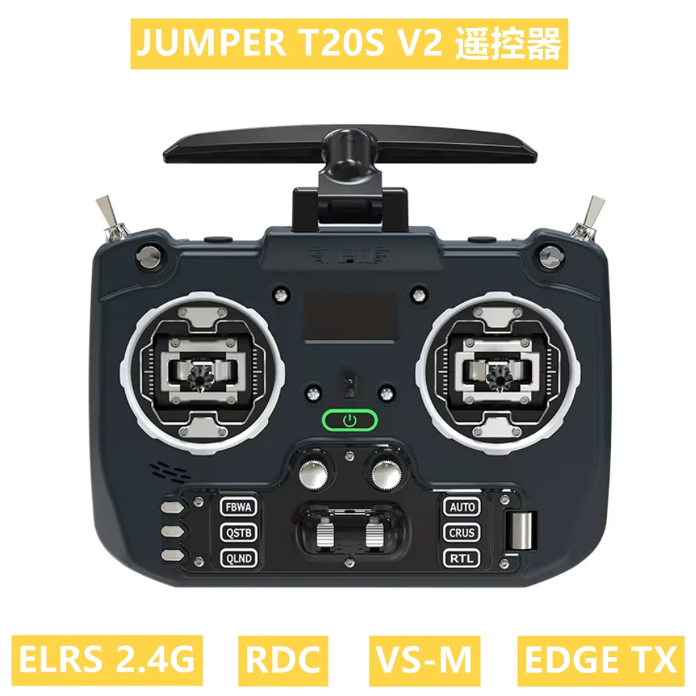 Jumper T20S V2 ELRS ExpressLRS Full Size Radio 2.4GHz 1W RDC90 VS-M Optional Transmission OLED For Long Rang RC Drone 1