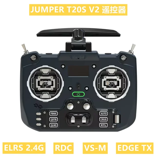 Jumper T20S V2 ELRS ExpressLRS Full Size Radio 2.4GHz 1W RDC90 VS-M Optional Transmission OLED For Long Rang RC Drone 1