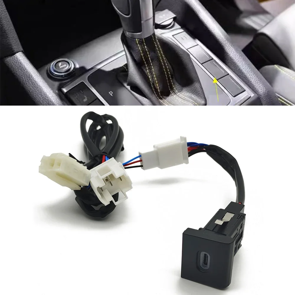 

Быстрое Автомобильное зарядное устройство 12 В/24 В прикуриватель QC3.0 PD USB-интерфейс быстрое зарядное устройство для телефона для VW Golf 6