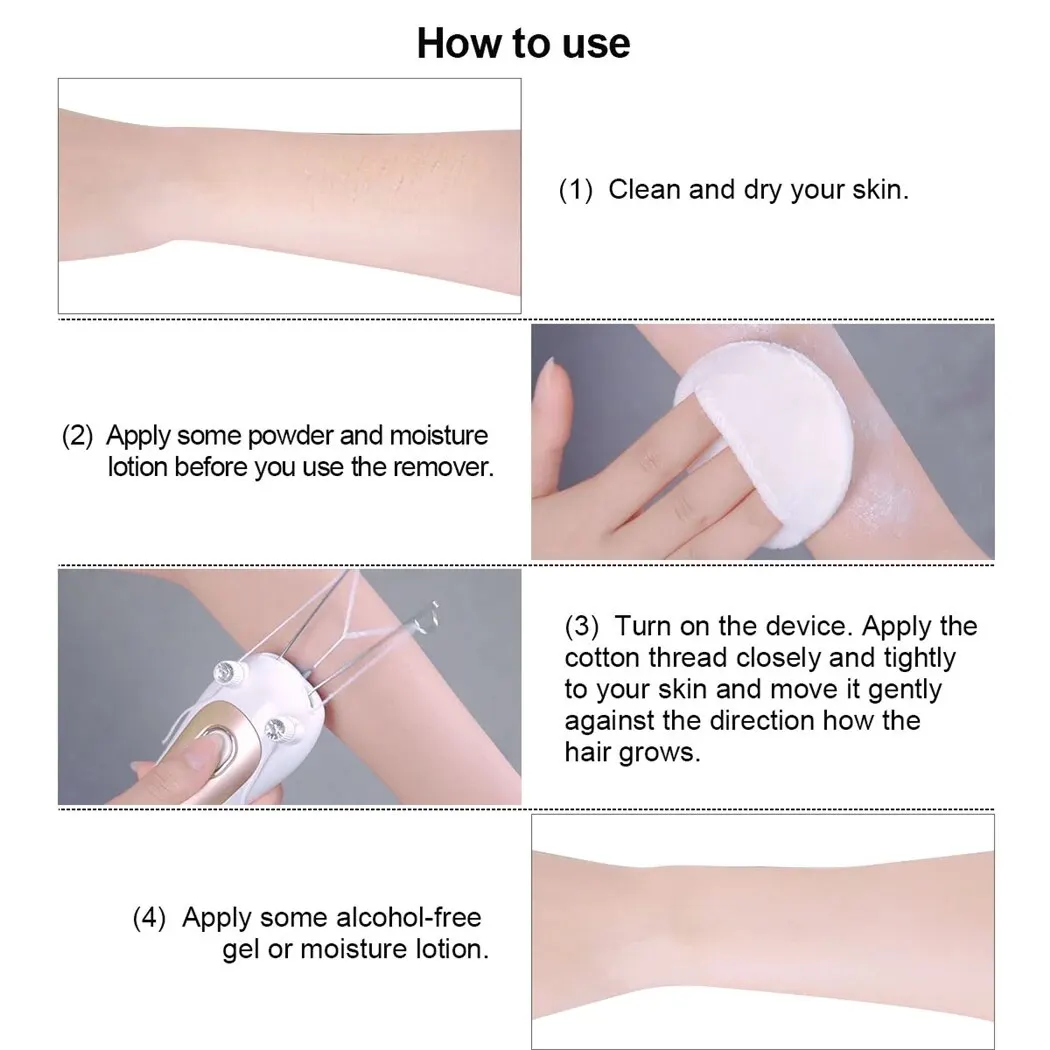 USB Rechargeable Body Hair Remover Women's Shaver Razor Epilator