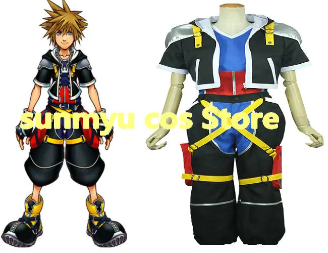 Kingdom Hearts 2 Sora Formato Adulto E Bambini Può Essere Realizzato Costume Cosplay Formato Personalizzato Halloween All'Ingrosso