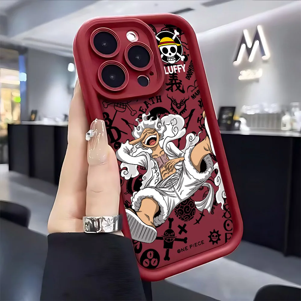ตัวเลือกสินค้า เคสโทรศัพท์ลายอนิเมะวันพีช ลูฟี่ โซโล ป้องกันด้านหลัง TPU นิ่ม
