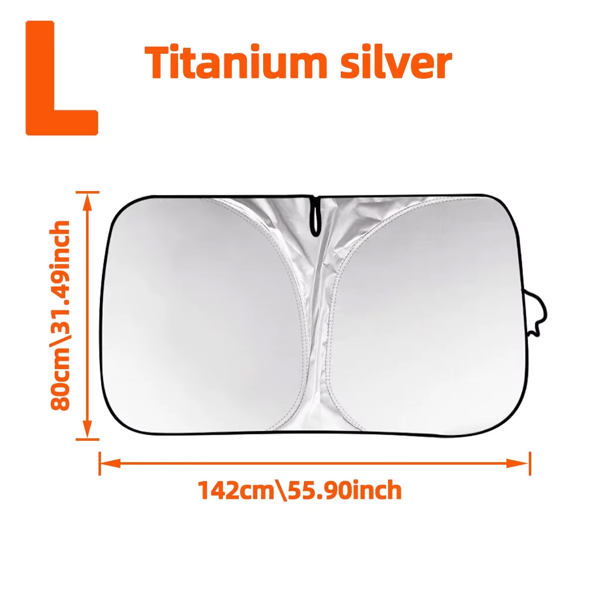 Premium Foldable Reflective Car Windshield Sun Shade - UV Protection & Heat Block Cover