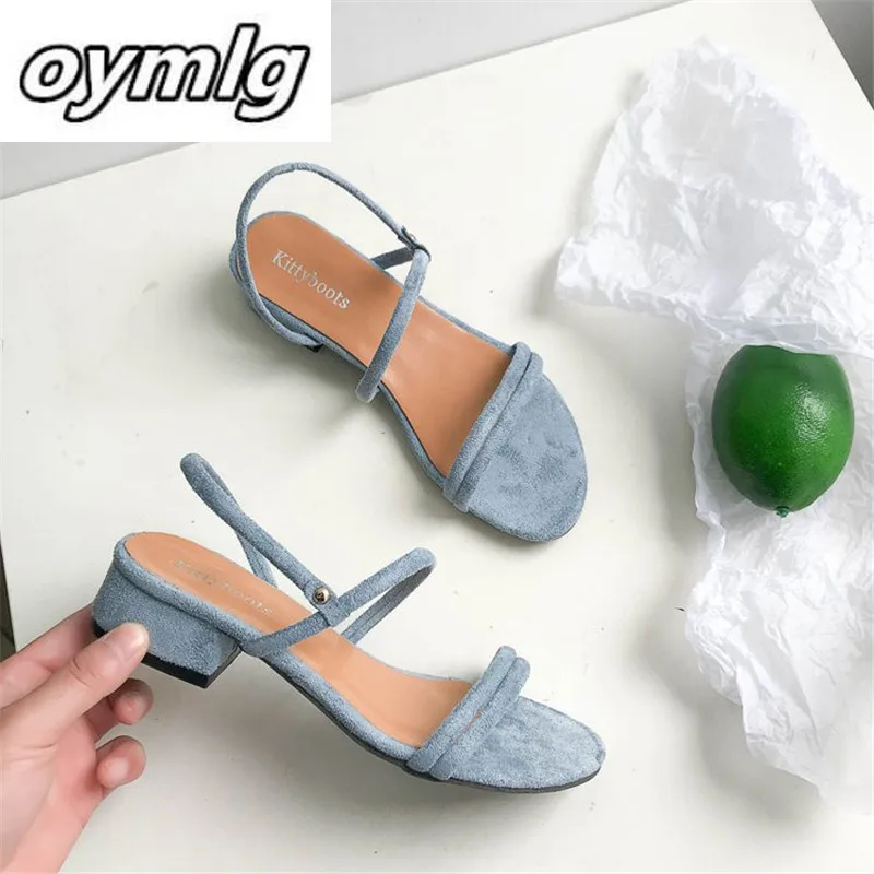 Women Sandals Flat Outdoor Sandals Foot Ring Straps Roman Low Slope Low Heel