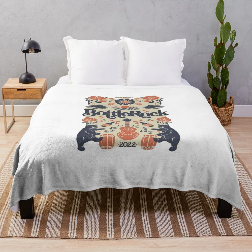 

Bottlerock FestivalThrow Blanket Throw Rug