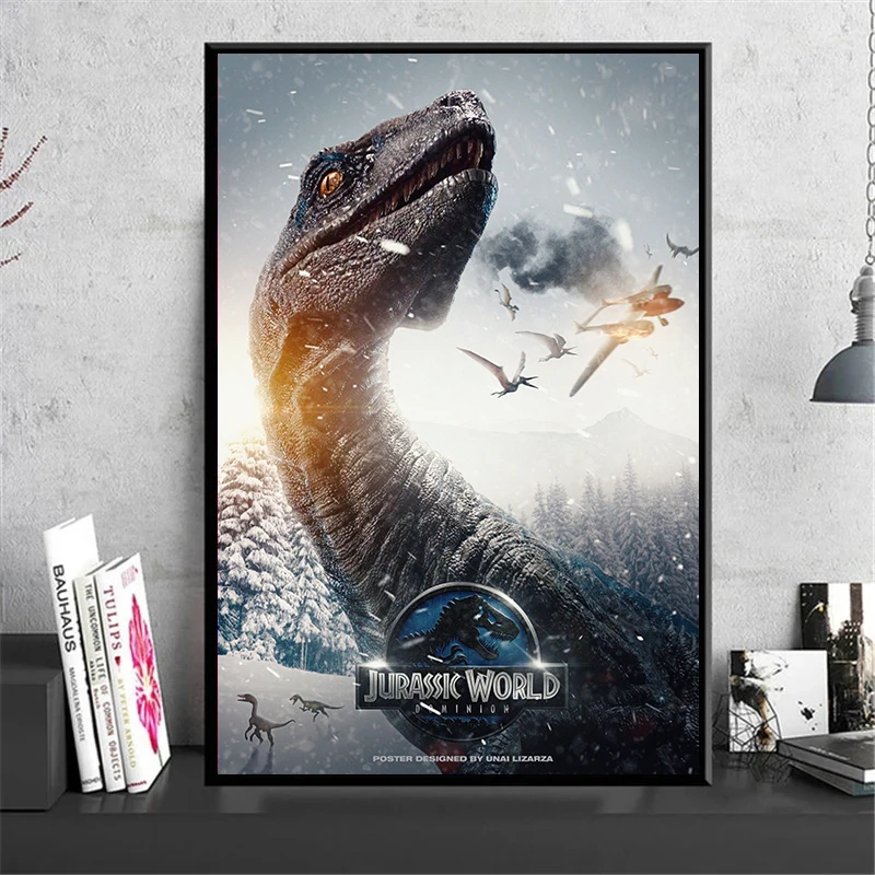 ジュラシックパーク　アートプリントポスター ジュラシック・パーク」ミニマリストアートポスター – Ink Jp