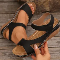 Sandales pour femmes 2026 – Sandales d'été à talons compensés décontractées pour femmes – Chaussures d'été souples à talons pour femme 2