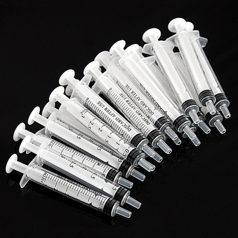 3ML Plastic Syring Injectors Ink Pets Feeding Tool Analyze Disposable Nutrient  Syringe Without Needles Independent packaging 3