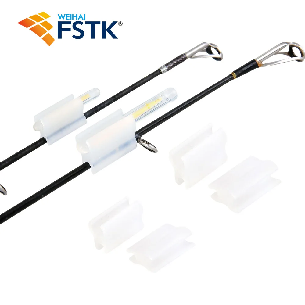 Fishing glow stick Clip used on fishing rod feeder clip on the rod tip fluorescent light sticks light night float Clip hold 6Pcs fishing tools fishing tool fishing accessories fishing tackle