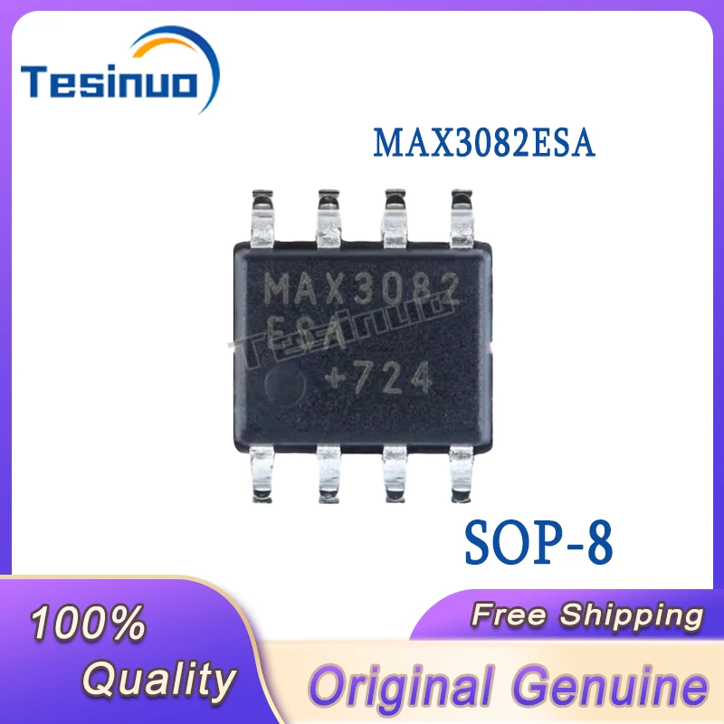 

10/шт, новинка, оригинальная MAX3082ESA SOP-8 RS-422/RS-485 чип трансивера