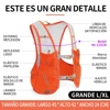 Inoxto Men Lightweight Running Backpack Moisturizing Vest Suitable for Bicycle Marathon Hiking Bag Ultra-light Portable Water 3