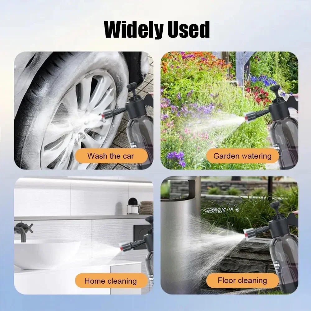 Regadera de jardinería para el hogar, bote de espuma resistente a los ácidos y álcalis, manual, presurizado, presión de aire, la 5