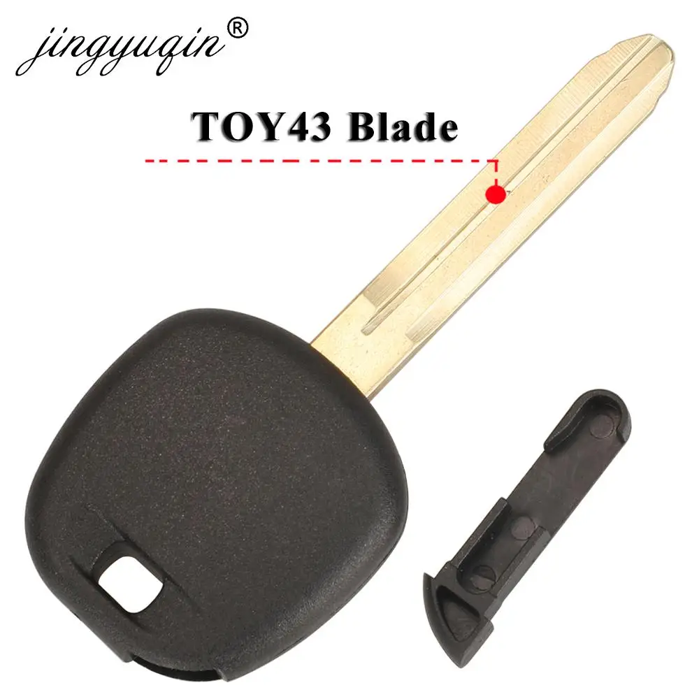 Key Case Replacement For Toyota Corolla Yaris Avensis Transponder Key Shell TOY48/TOY43 Blade No Chip 10pcs/lot