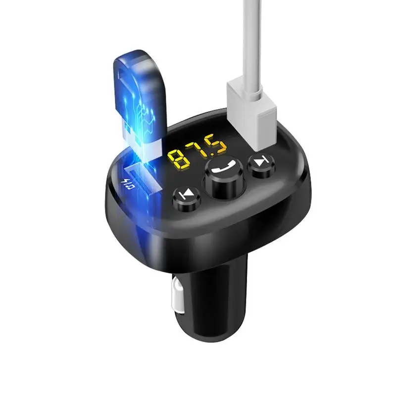 

Car Blue Tooth Adapter Blue Tooth Transmitter Receiver Mp 3 Music Player Radio Transmitter Receiver With Mobile Navigation Voice