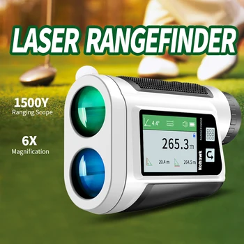 Telescopio telemetro Laser da Golf multifunzionale Nohawk con misuratore di distanza del pendio con blocco della bandiera per monoculare da costruzione di caccia