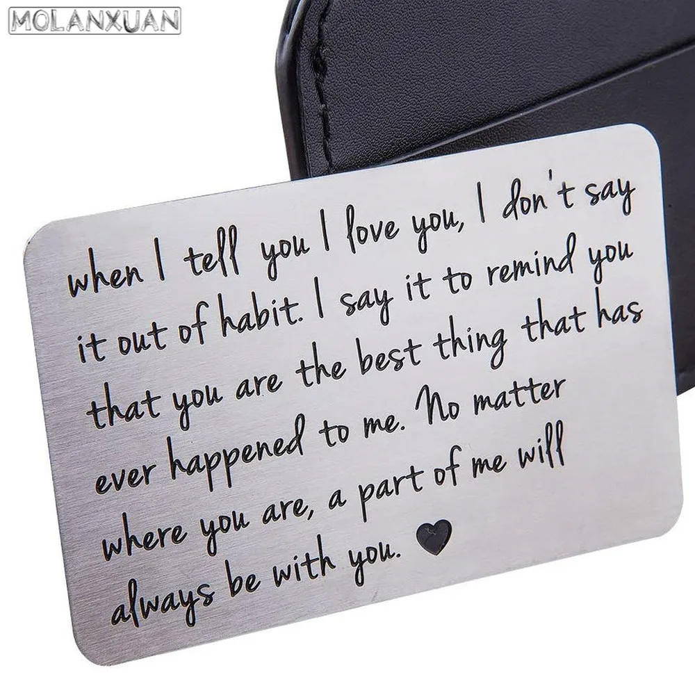 75 Best Birthday Gifts for Your Girlfriend | Unique and Thoughtful Ideas Fashion Wallet Insert Card for Men Husband From Wife Girlfriend Boyfriend Birthday Gifts for Groom Bride Him