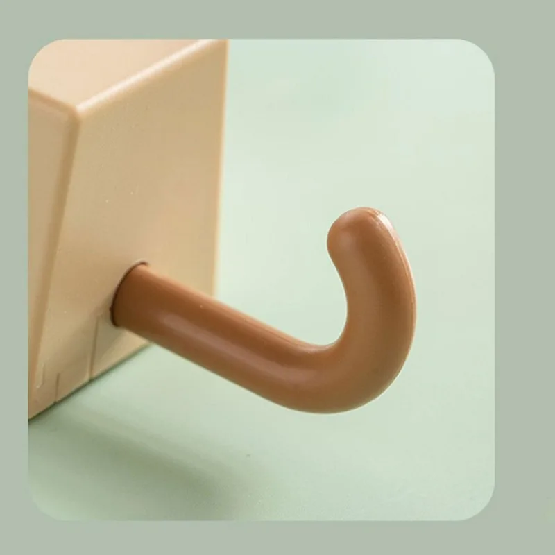 1 PCS Creative Cat Hook Cute Seamless Dormitory Bedroom Door Hangers Hooks Key Umbrella Towel Cap Coat Rack Wall Decoration 4