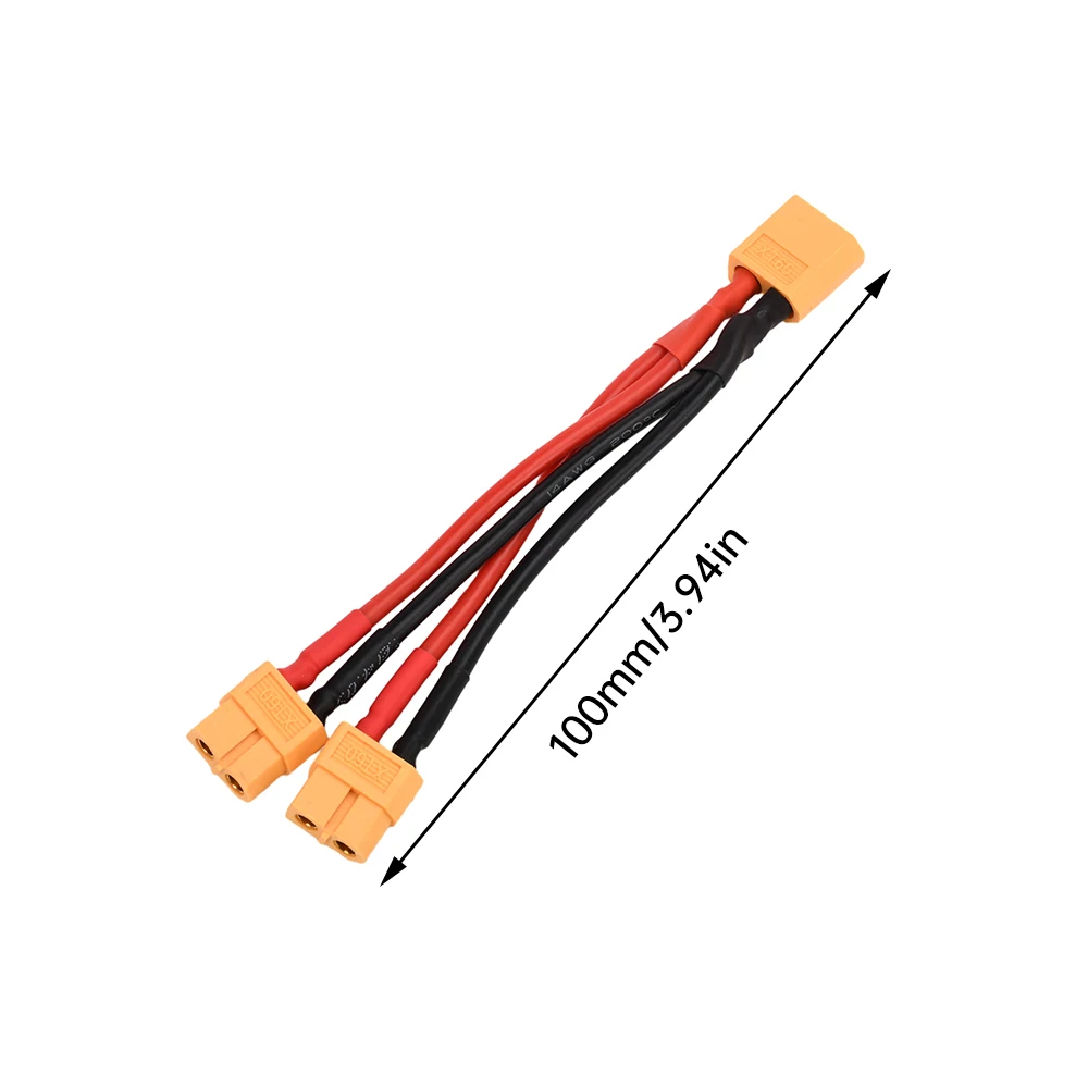 2Pcs/Set XT60 Female Male Connector Adapter 14AWG Silicone Cable