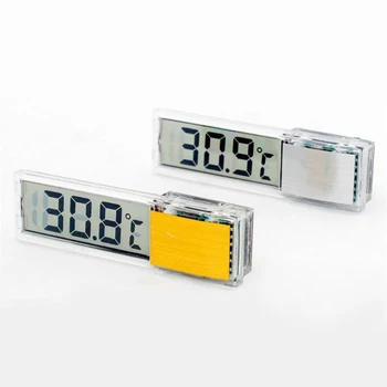 1pc Aquarium Thermometer 3D Digital LED Electronic Fish Tank Temperature Fish Turtle Temp Meter Aquarium Decoration