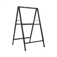 A Frame Sign Holder, 24 x 36 Inches Folding Sign Holder, Outdoor Sandwich Boards Holder, Double-sided Sidewalk Sign Stand 2